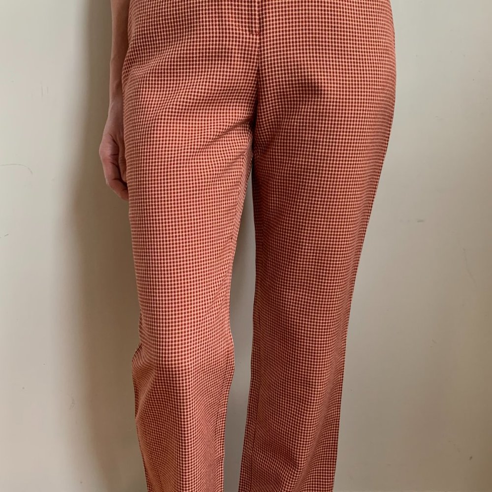 COZZI womens checkered pants